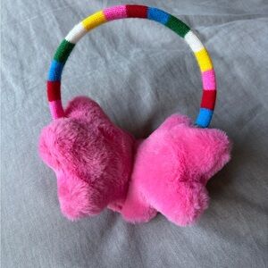 Colorful Pink Furry Earmuffs